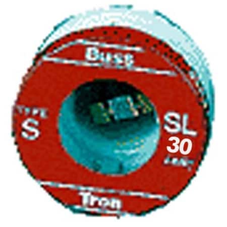 Eaton Bussmann Bussmann - Cooper BP-SL-30 3 Count 30 Amp Tamper Proof Plug Fuses BP/SL-30